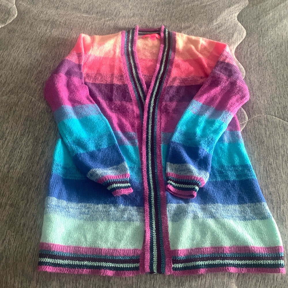 Lilly pulitzer striped cardigan